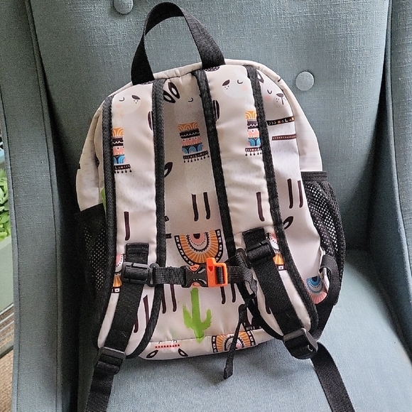 Llama And Cactus Womens Backpack Purse, Bag - Picture 4 of 9